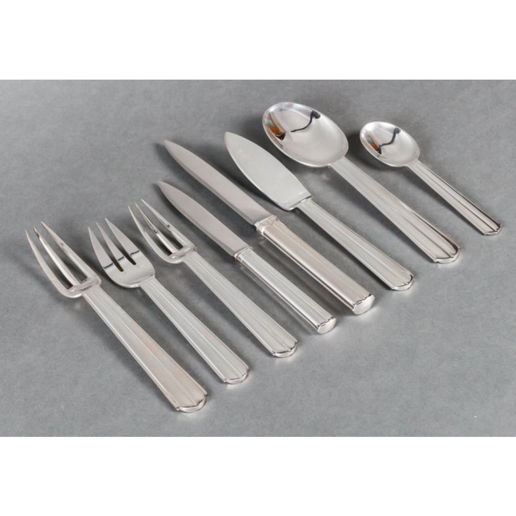 Jean E. Puiforcat – Ménagère « Chantaco » 71 pièces 7