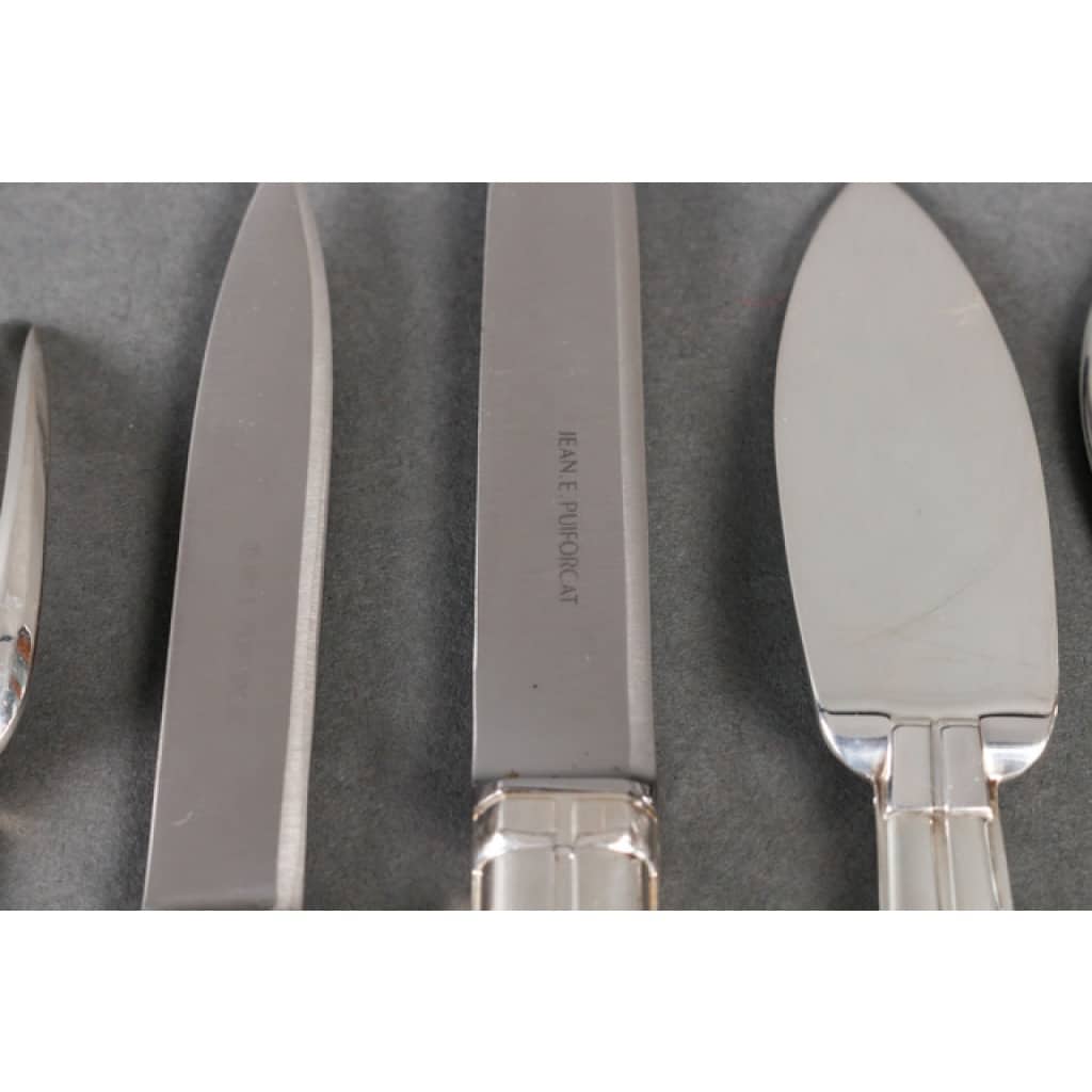 Jean E. Puiforcat – Ménagère « Chantaco » 71 pièces 5