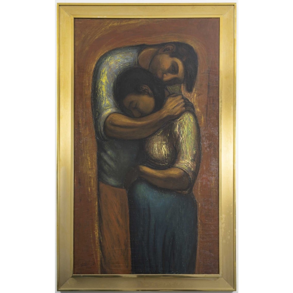 Noé CANJURA (1922 – 1970) L’étreinte,1950 8