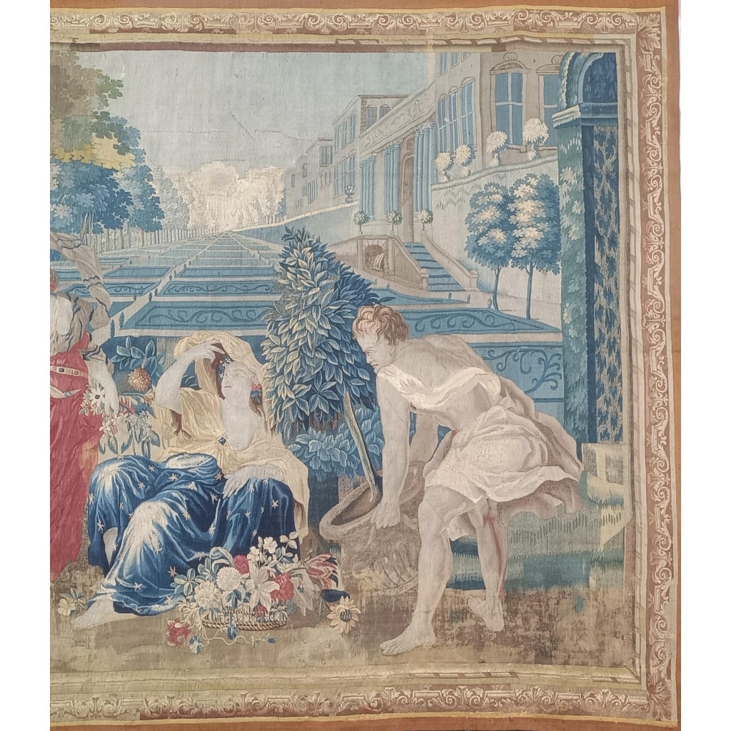 Tapisserie Audenarde d&rsquo;époque Louis XIV 4