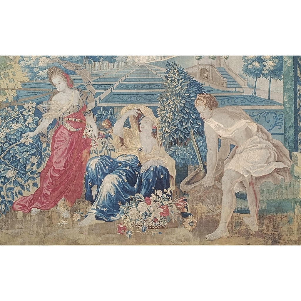 Tapisserie Audenarde d&rsquo;époque Louis XIV 6