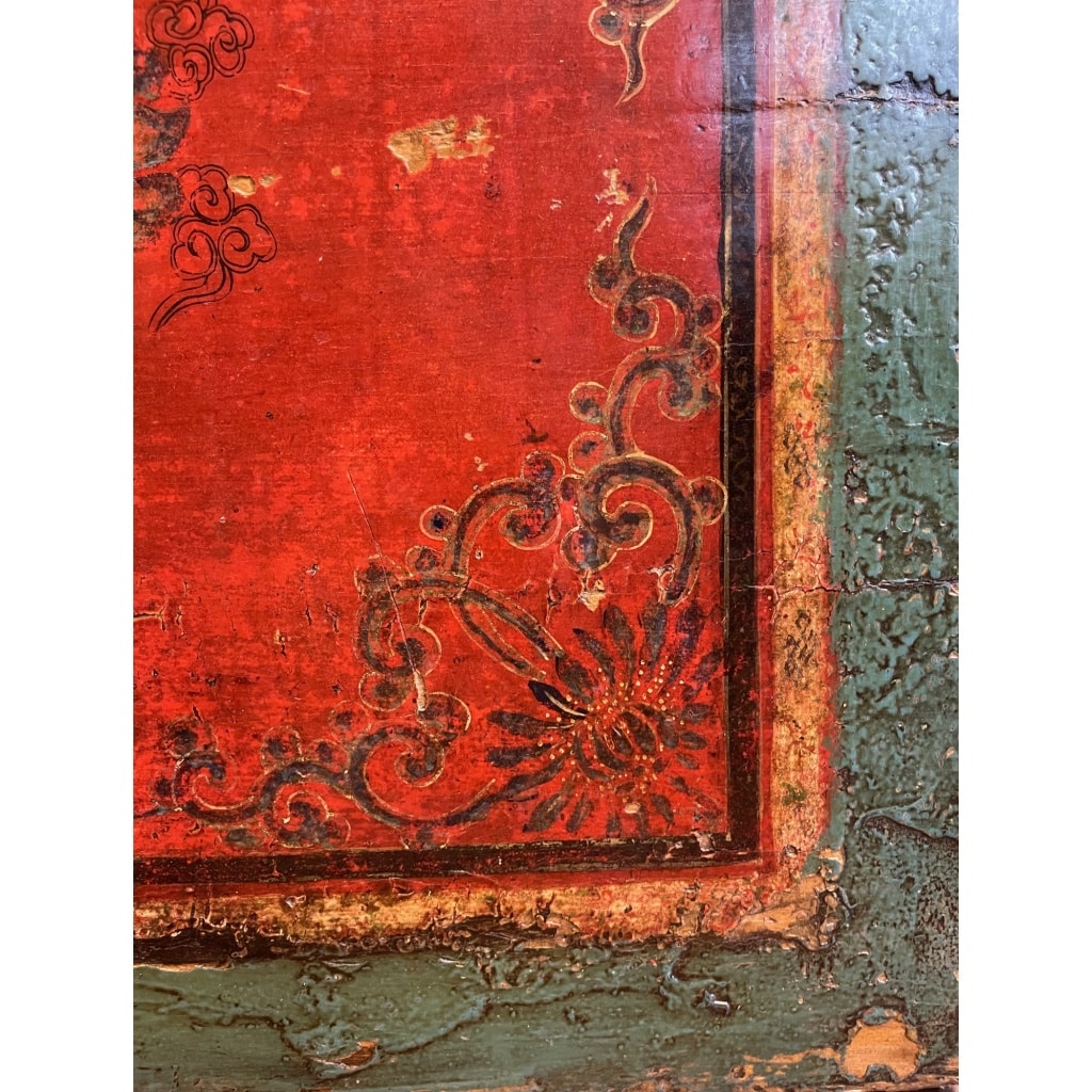 Buffet ancien chinois 4 portes + 2 tiroirs 20