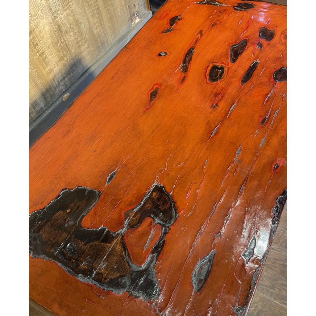 Buffet ancien chinois 4 portes + 2 tiroirs 15