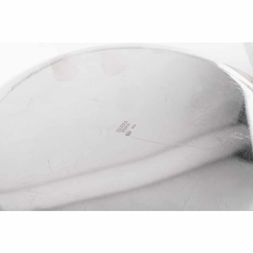 Coffret en argent massif martelé Epoque XXe Italie du Nord 13 Coffret en argent massif martelé Epoque XXe Italie du Nord 13