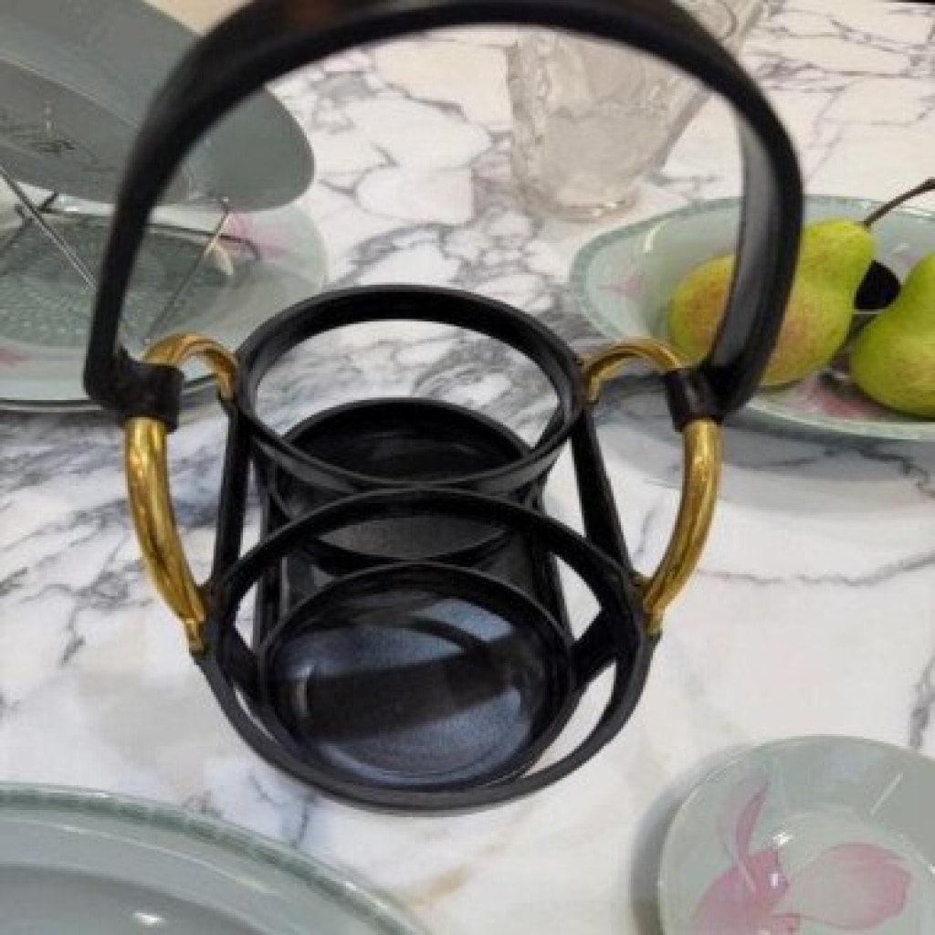 HERMÈS Paris & BACCARAT, circa 1960 – Cave à liqueur 6