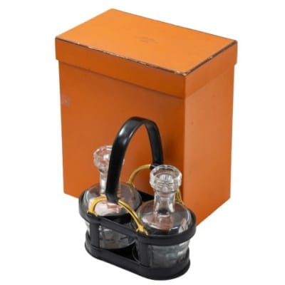 HERMÈS Paris & BACCARAT, circa 1960 – Cave à liqueur