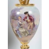Paire de grands vases décorés avec bouquets en bronze doré – Époque Napoléon III – XIXe siècle 21
