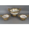 Important ensemble de trois coupes en porcelaine de Canton et bronze doré – Chine XIXᵉ – Style Napoléon III 11