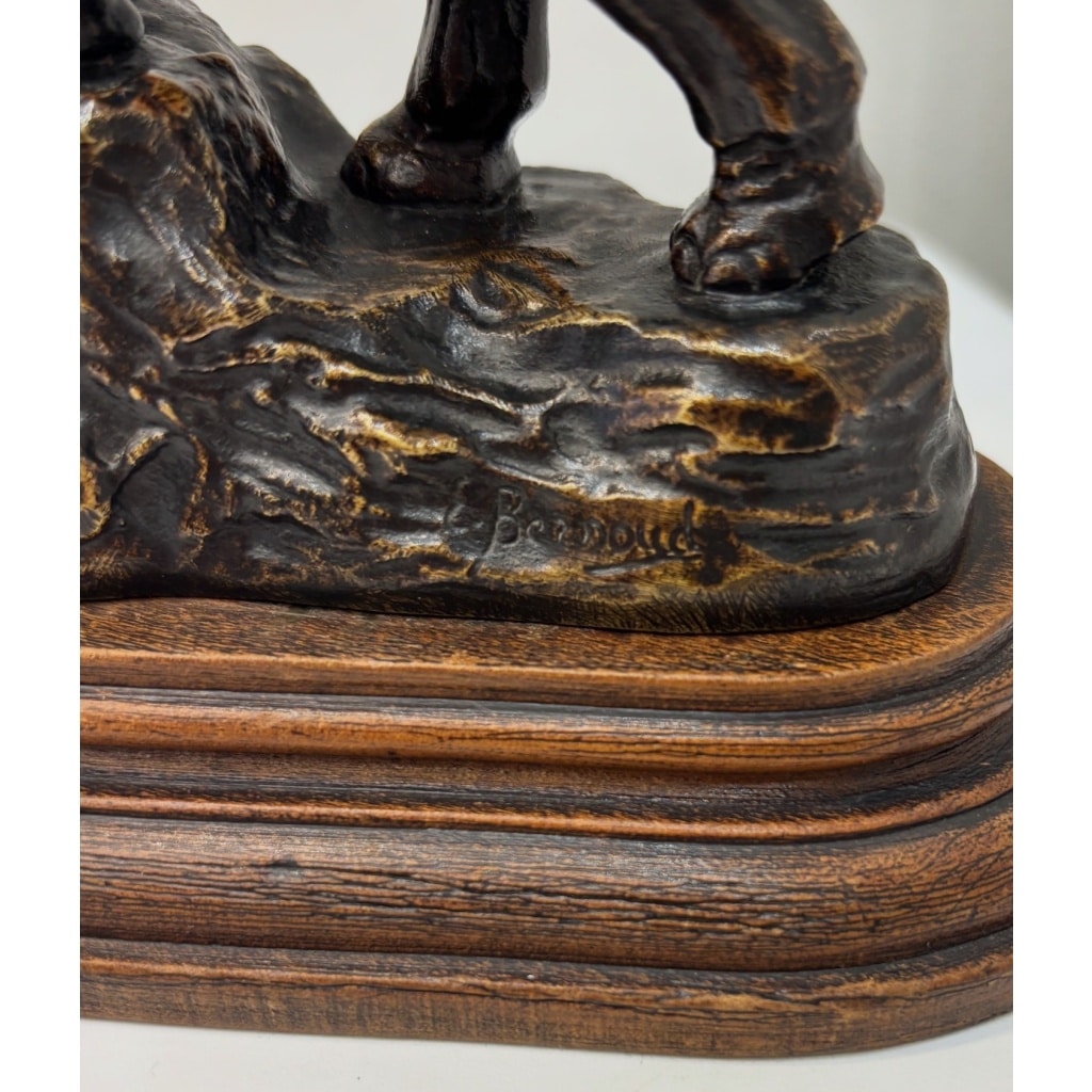 Sculpture – L’Éléphant , Eugène Bernoud (1858-1910) – Bronze 6