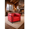 LE CORBUSIER ET PIERRE JEANNERET : Fauteuil « LC2 » cuir rouge 31 LE CORBUSIER ET PIERRE JEANNERET : Fauteuil « LC2 » cuir rouge 31