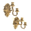 Paire d&rsquo;appliques de style Régence en bronze doré. XIXème siècle 12