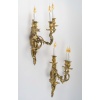 Paire de grandes appliques à trois bras de lumières de style Louis XV Rocaille en bronze doré, vers 1850 21 Paire de grandes appliques à trois bras de lumières de style Louis XV Rocaille en bronze doré, vers 1850 21
