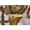 Paire de grandes appliques à trois bras de lumières de style Louis XV Rocaille en bronze doré, vers 1850 25 Paire de grandes appliques à trois bras de lumières de style Louis XV Rocaille en bronze doré, vers 1850 25