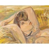 André Planson (1898-1981) – Femme nue alanguie dans un champ de blé, huile sur toile 16