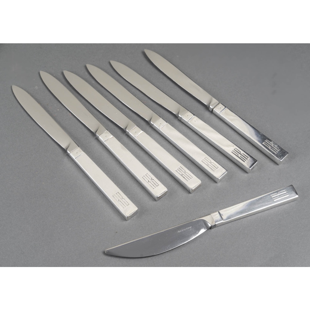 Jean-Élysée Puiforcat (1897–1945) – Service « Antibes » en argent massif, 36 pièces 5