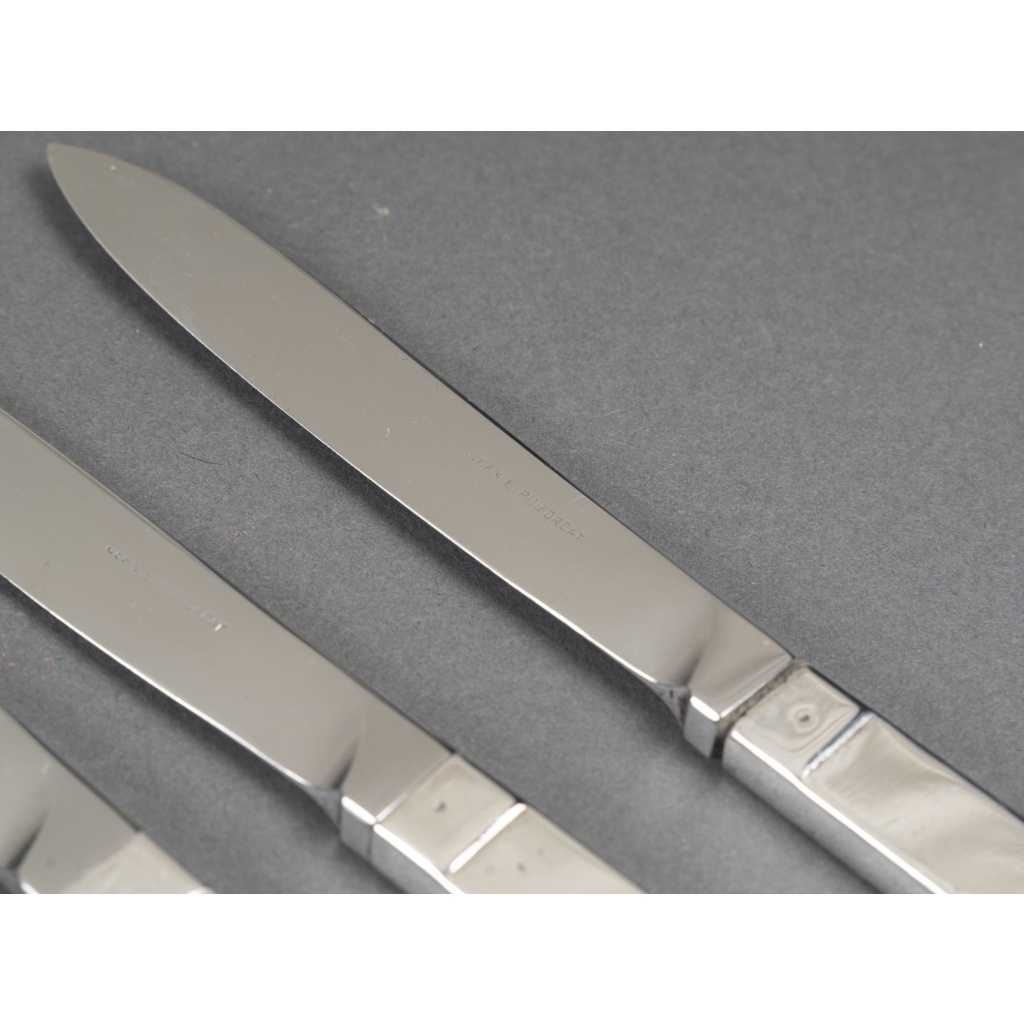 Jean-Élysée Puiforcat (1897–1945) – Service « Antibes » en argent massif, 36 pièces 3