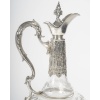 ARMAND GROSS – Paire d&rsquo; Aiguières en cristal et argent massif fin XIXe 22