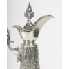 ARMAND GROSS – Paire d&rsquo; Aiguières en cristal et argent massif fin XIXe 23
