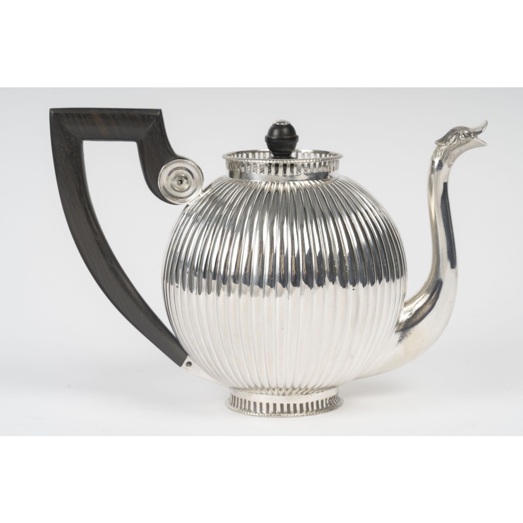 JEAN JOSEPH BOURDIER – THEIERE ARGENT MASSIF EPOQUE 1er EMPIRE 1798/1809 4