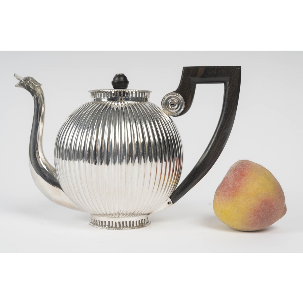 JEAN JOSEPH BOURDIER – THEIERE ARGENT MASSIF EPOQUE 1er EMPIRE 1798/1809 13