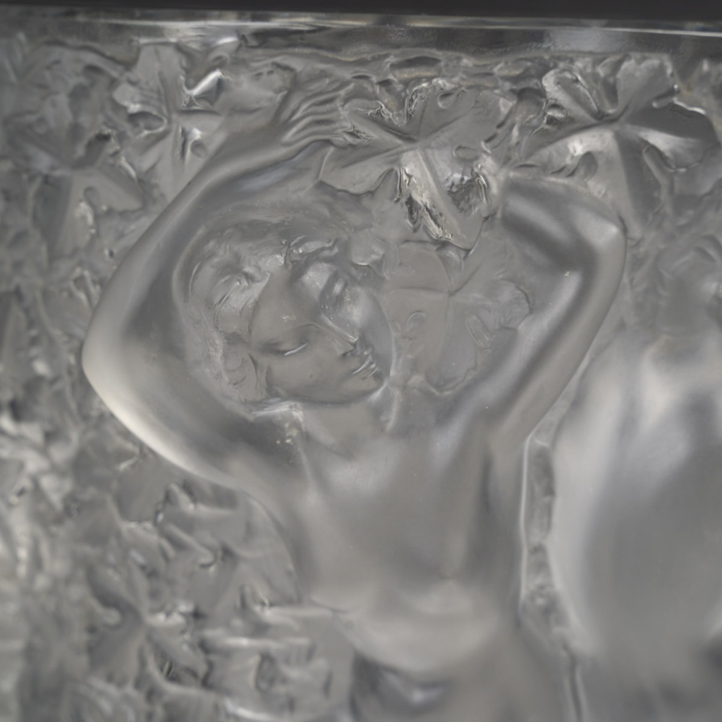 MARC LALIQUE – VASE GANYMEDE EN CRISTAL circa 1955 4