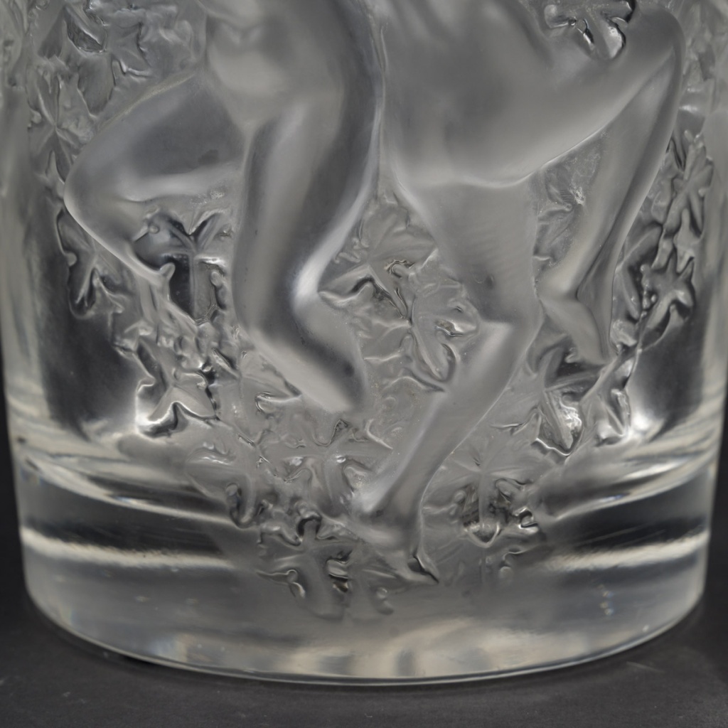 MARC LALIQUE – VASE GANYMEDE EN CRISTAL circa 1955 5