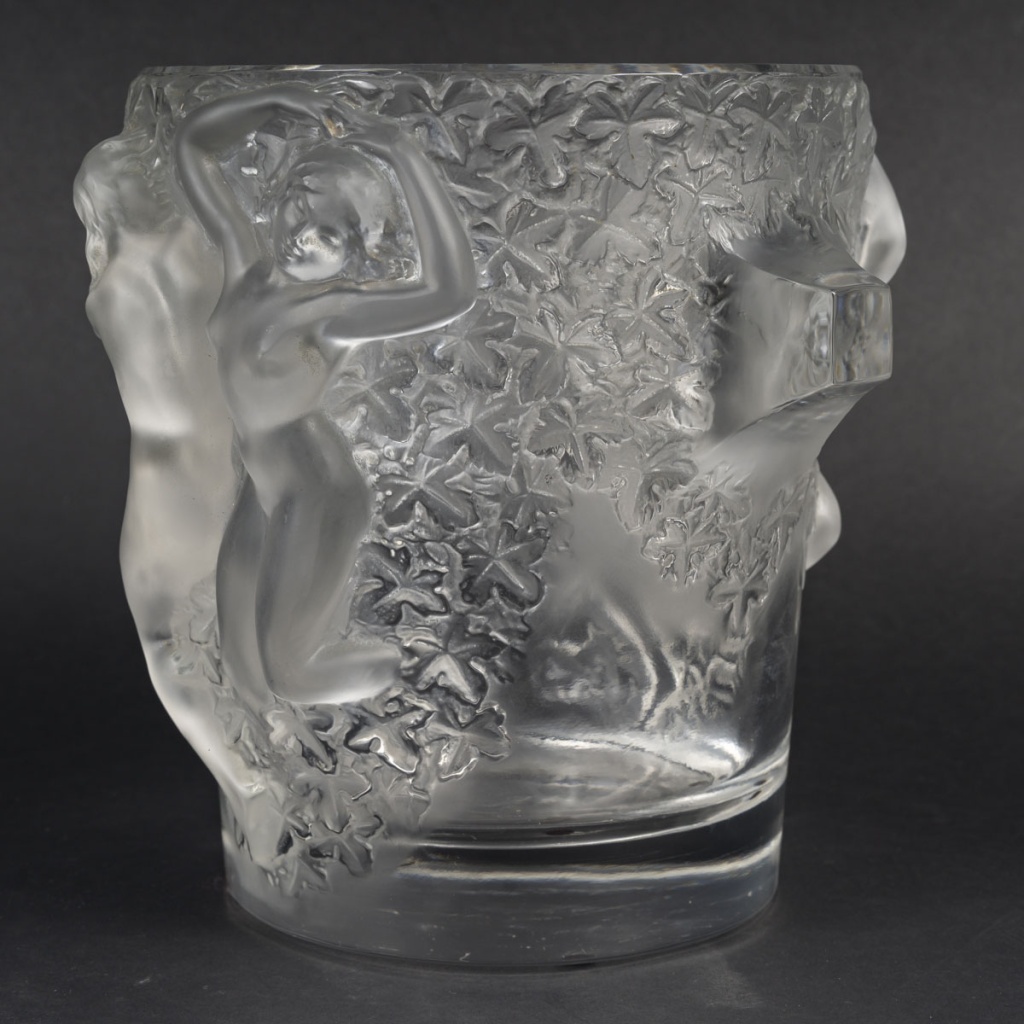 MARC LALIQUE – VASE GANYMEDE EN CRISTAL circa 1955 8