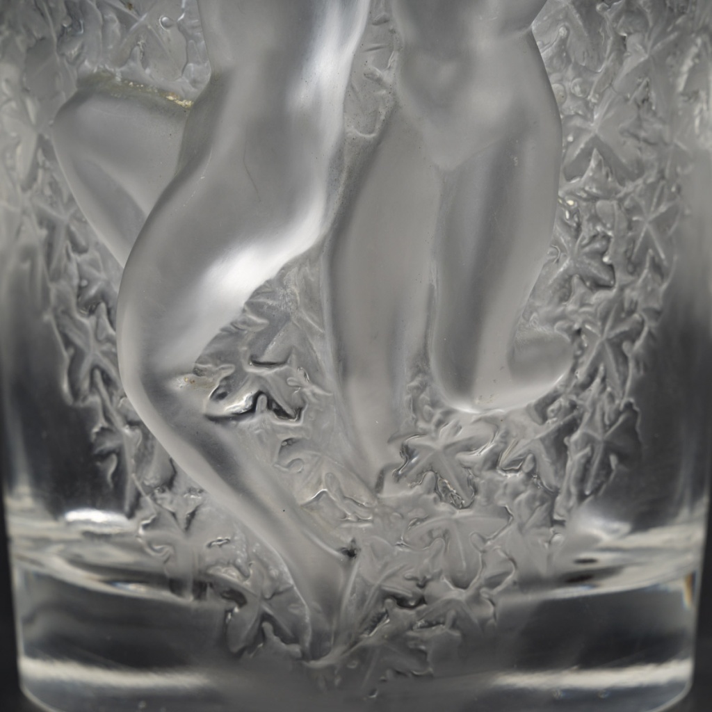 MARC LALIQUE – VASE GANYMEDE EN CRISTAL circa 1955 11