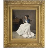 Henri René GAUME (Né en 1834) Femme au miroir, daté 1868 13