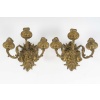 Paire d&rsquo;appliques de style Régence en bronze doré. XIXème siècle 11