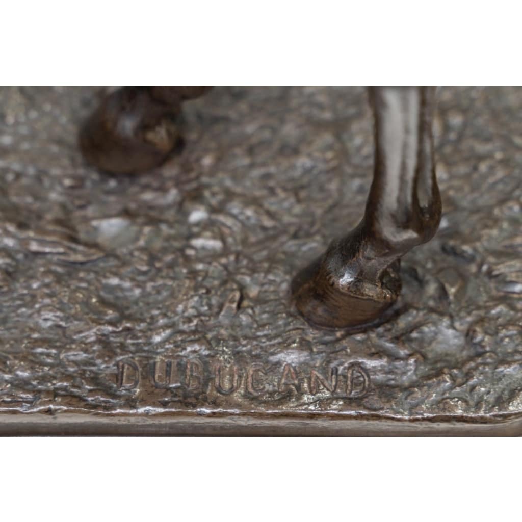 Sculpture – Le Cheval Kaolin , Alfred Dubucand (1828 – 1894) – Bronze 8