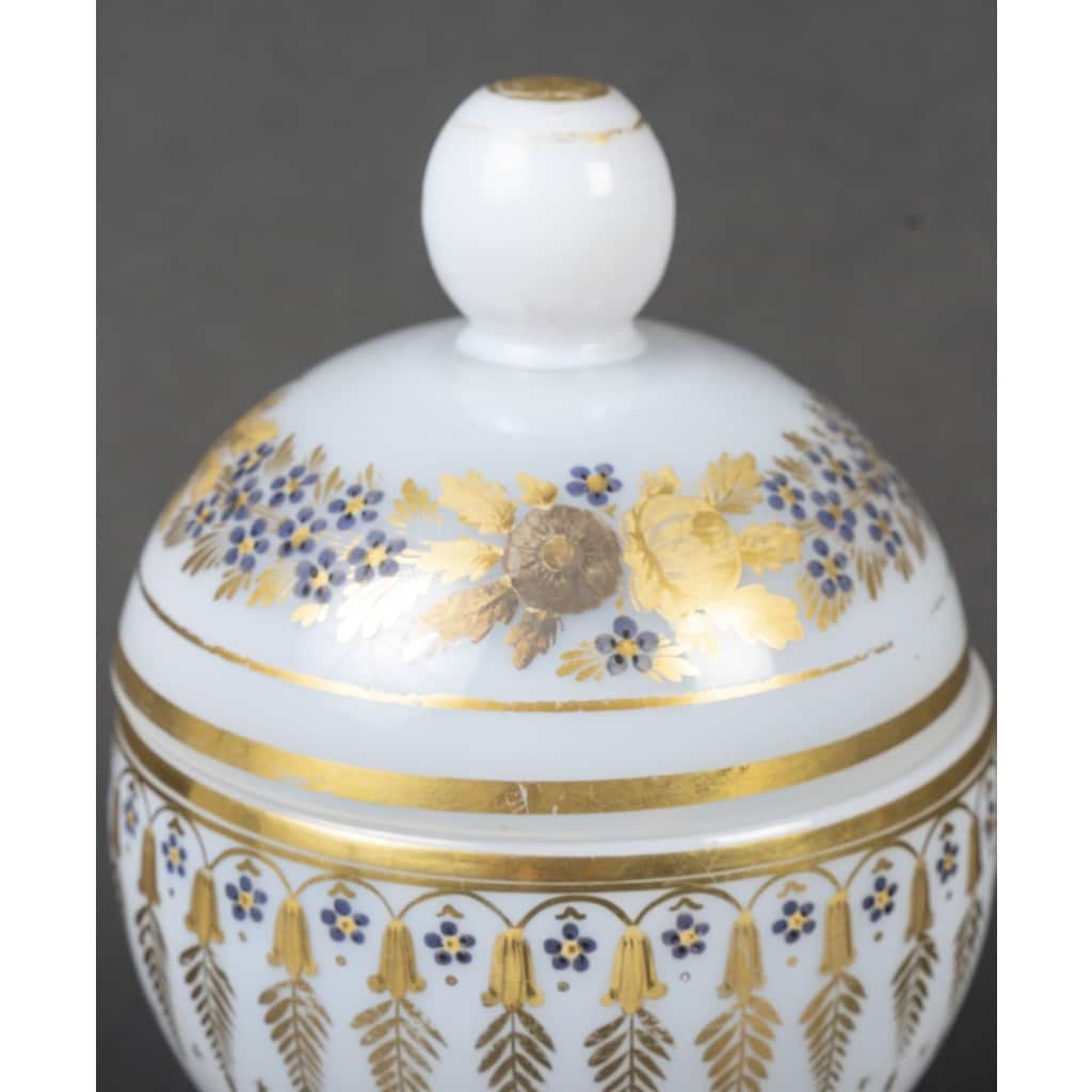 Jean-Baptiste Desvignes, bonbonnière en opaline, Epoque Restauration 5