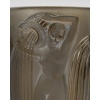 Vase « Danaïdes » verre topaze fumé patiné blanc de René LALIQUE 16