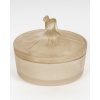 Boîte « Degas » verre blanc patiné sépia de René LALIQUE 6