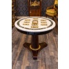 Table guéridon à marqueterie de pierres dures et marbre, Florence vers 1810 11 Table guéridon à marqueterie de pierres dures et marbre, Florence vers 1810 11