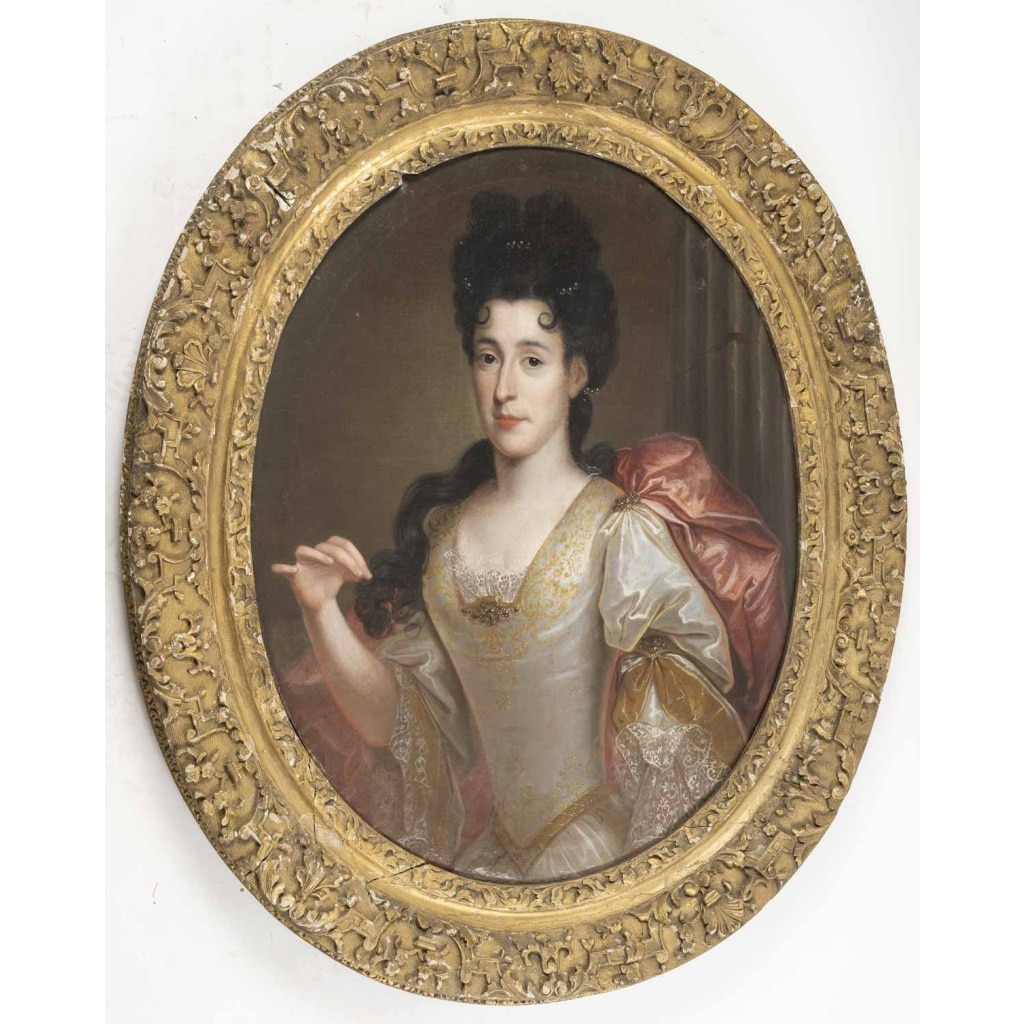 Portrait d’une Dame De Cour Attribué à François De Troy (1645-1730) 2 Portrait d’une Dame De Cour Attribué à François De Troy (1645-1730) 2