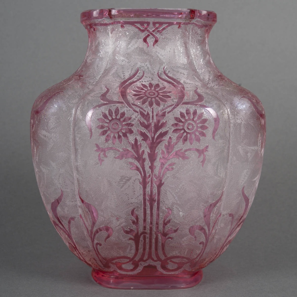 BACCARAT, vase en cristal gravé, fin XIXème 5
