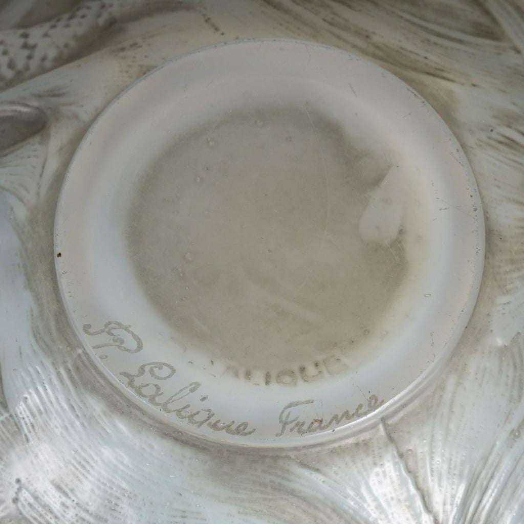 Vase « Formose » verre opalescent patiné gris de René LALIQUE 7 Vase « Formose » verre opalescent patiné gris de René LALIQUE 7