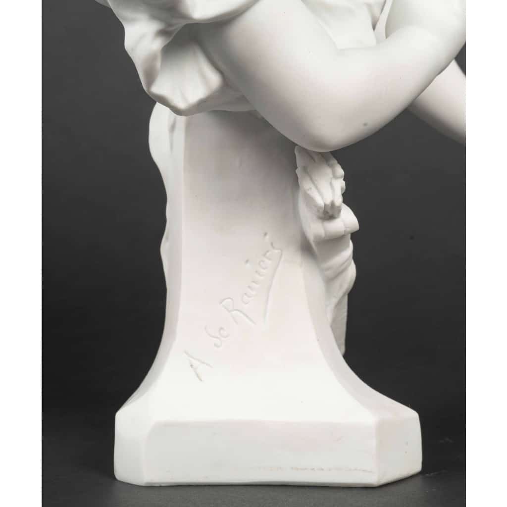 ARISTIDE DE RANIERI, Un biscuit de Sèvres, petite fille à la libellule, début XXème siècle 7 ARISTIDE DE RANIERI, Un biscuit de Sèvres, petite fille à la libellule, début XXème siècle 7