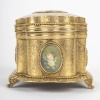 Coffret à bijoux en laiton doré, Epoque Napoléon III 15