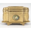 Coffret à bijoux en laiton doré, Epoque Napoléon III 16