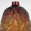 Vase « Ronces » verre ambre orangé de René LALIQUE 11