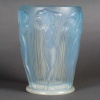 Vase « Danaïdes » verre opalescent patiné bleu de René LALIQUE 11