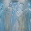 Vase « Danaïdes » verre opalescent patiné bleu de René LALIQUE 17
