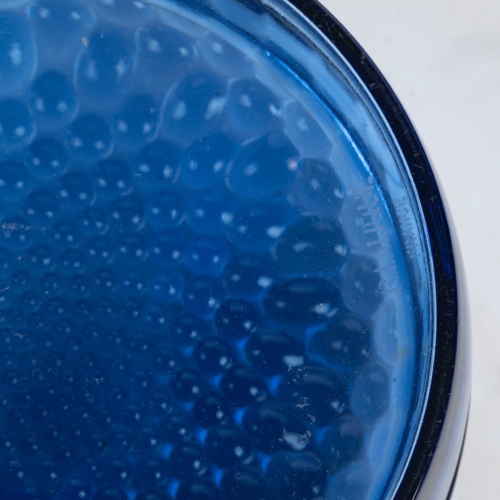 Boîte « Nippon » verre bleu saphir de René LALIQUE 5