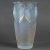 Vase « Ceylan » verre opalescent patiné bleu de René LALIQUE 9