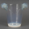 Vase « Chamarande » verre opalescent patiné gris de René LALIQUE 10 Vase « Chamarande » verre opalescent patiné gris de René LALIQUE 10