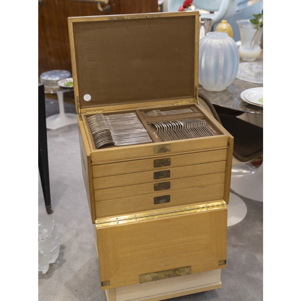 ORFEVRE SAVARY & FILS MENAGERE 191 PIECES EN ARGENT MASSIF EPOQUE 1930 7