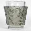 Vase « Bacchus » verre blanc patiné bleu de René LALIQUE 8