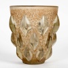 Vase « Rampillon » verre topaze patiné sépia de René LALIQUE 8